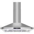 thumbnail image 2 of Cosmo 36 in. Ductless Wall Mount Range Hood in Stainless Steel with LED Lighting and Carbon Filter Kit for Recirculating, 2 of 19