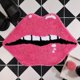 thumbnail image 1 of Alfombra de baño Panstar Pink Cute Lips, antideslizante, 1 of 8