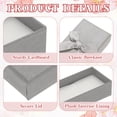 thumbnail image 3 of Uxcell 8.3x1.6x0.9 Inch Jewelry Gift Box, 6 Pcs Cardboard Pure Long Necklace Box, Gray, 3 of 7