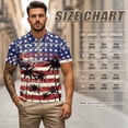 thumbnail image 6 of Jeiento American Flag Matching Couple Golf Shirts Trendy Sleeveless Golf Tank Tops Hawaiian Palm Tree Athletic Golf Wear Quick Dry Couple's Golf Apparel, Men's L, 6 of 6