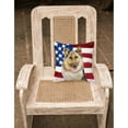 thumbnail image 2 of Carolines Treasures BB9654PW1818 German Shepherd Patriotic Fabric Decorative Pillow  18H x18W multicolor, 2 of 2