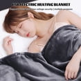thumbnail image 4 of Mantas eléctricas de 5V, calentador de cama suave y grueso, manta de calefacción cálida de invierno, termostato lavable, carga USB con bolsillo, 4 of 4