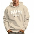 thumbnail image 4 of Men's 100% Cotton MIAMI Hoodie 330g Thick Pocket Hood, 4 of 16