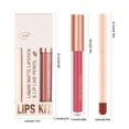 thumbnail image 3 of Non Stick Cup Lip Gloss Lipliner Combination Set Lipstick Velvet Lipliner Integrated Waterproof And Durable Lip Gloss Lip Makeup Set Suitable For Girls And Women, Color Lipstick, 3 of 9