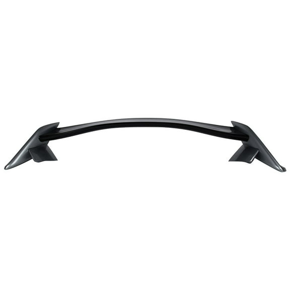 Ikon Motorsports Trunk Spoiler Fit 16-21 Civic Sedan Painted Glossy Black &Lunar Silver Metallic