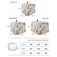 thumbnail image 2 of White Pumpkins Fall Small Toaster Cover 2 Slice, Kitchen Appliance Covers, Thanksgiving Eucalyptus Wildflowers Wood Toaster Oven Cover with Loop, Bread Machine Cover Polyester Dust Cover Protection, 2 of 4