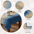 thumbnail image 5 of Khaki Navy Blue Ombre Table Cloth Waterproof Tablecloths, Modern Abstract Art Gradient Tablecloth Dining Table Cover for Kitchen Party Tabletop Outdoor, Rectangle Tablecloth 60x120 Inch, 5 of 9