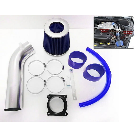 AirX Racing Air Intake Filter Kit For 2003 2004 2005 2006 Nissan 350Z Infiniti G35 FX35 With 3.5L V6 Engine (Blue)