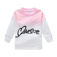 thumbnail image 1 of Otoño Niños Pullover Letras Algodón Gradiente Color Camiseta Tops (Rosa 2-3T)-196721.07 Tmvgtek Caballero, 1 of 7