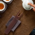 thumbnail image 3 of Teapot Lid Clip Heat Insulation Tea Kettle Cover Fork 1 Set Tea Tool Bamboo Clip, 3 of 6