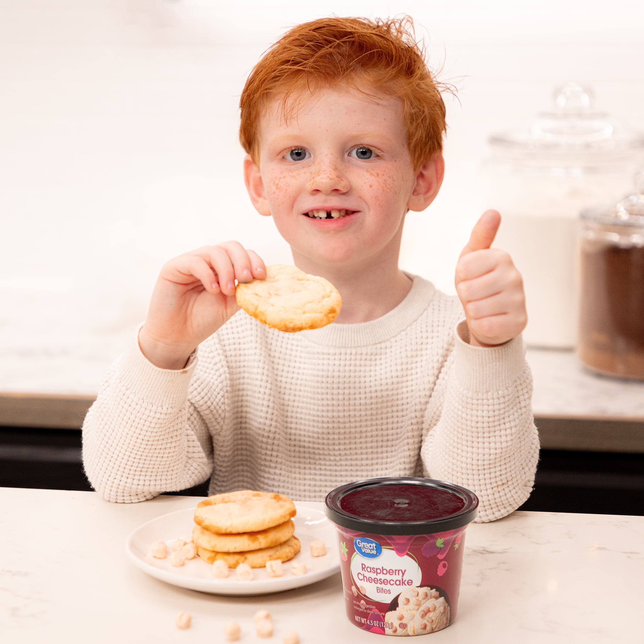 Great Value Raspberry Cheesecake Bites, 4.5 oz