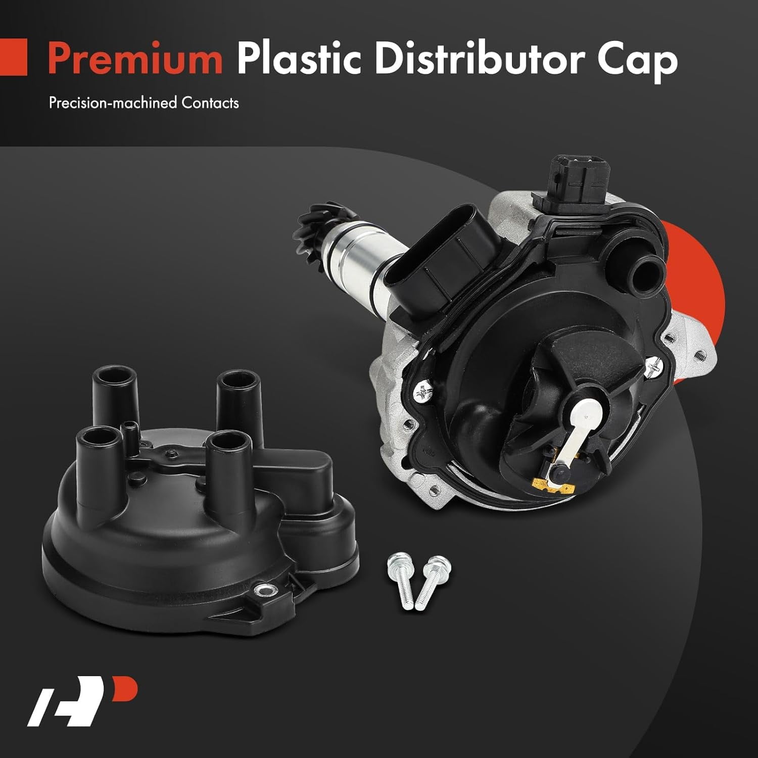 A-Premium Ignition Distributor with Cap and Rotor Compatible with Mitsubishi Eclipse 1991-1994 & Eagle Talon 1993-1994 & Plymouth Laser 1991-1994, 1.8L