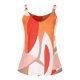 thumbnail image 4 of Blusa de cadena sin mangas con cuello en V y estampado informal a la moda para mujer Fridja  gh7263, 4 of 8