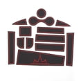 thumbnail image 1 of Sidaley 13 unids/set de almohadilla antideslizante para coche, decorativa modificada, resistente al agua, reemplazo de alfombrilla Automoción decorativa y accesorios Rojo, 1 of 6