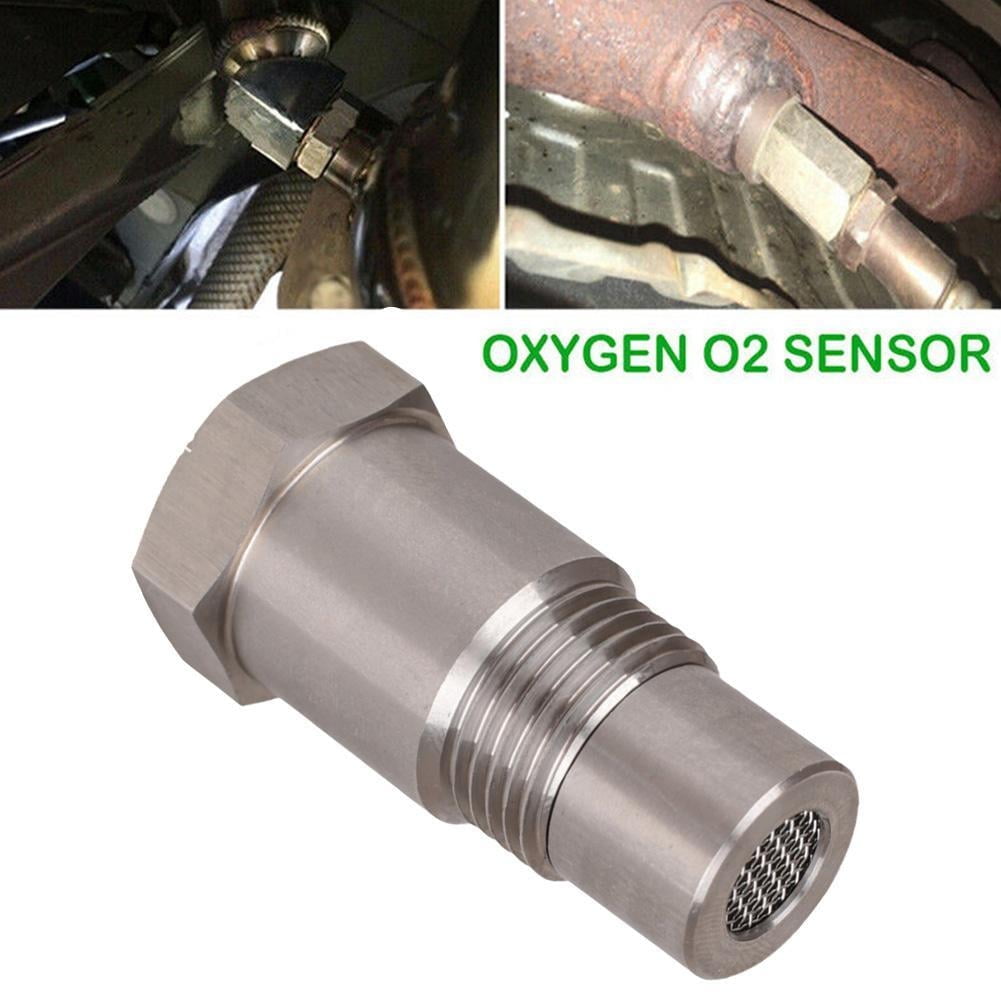 Oxygen Spacer with Stainless Filter,Hex Adapter for Car Check Engine Light