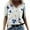 Blue womens tops summer, variant on USSUMA Plus Womens Tops Dressy Casual Funny Loose Fit Cute V Neck Women's Tunics Floral Print Basic Tee T Shirts for Women Short Sleeve Summer Blouses Trendy