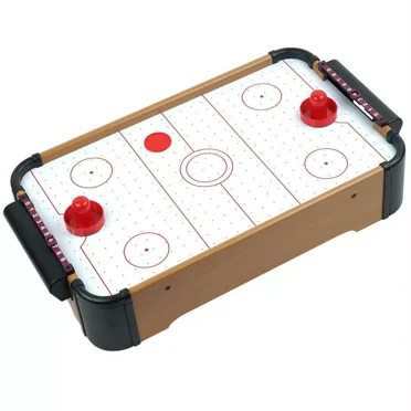 Mini Table Top Air Hockey Game 6 AA Battery Operated Kids Toy 22 x 12 Tabletop
