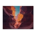 thumbnail image 3 of Designart "Upper Canyon Wonders I" Canyon & Desert Print on Natural Pine Wood, 3 of 5