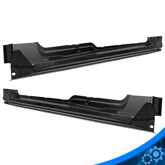 Black Outer Rocker Panel For 2009-2014 Ford F150 F-150 Truck Super/ Extended Cab