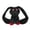 Black, variant on Long Ears Rabbit Dog Squeaker Toys With Crinkle Paper Stuffed Interactive Chew Bunny Toy