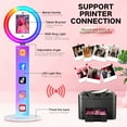 thumbnail image 4 of FOOTIELD Portable Photo Booth with Voice Control, Large Lightbox, iPad Compatibility, Ring Light & App Control, 4 of 7