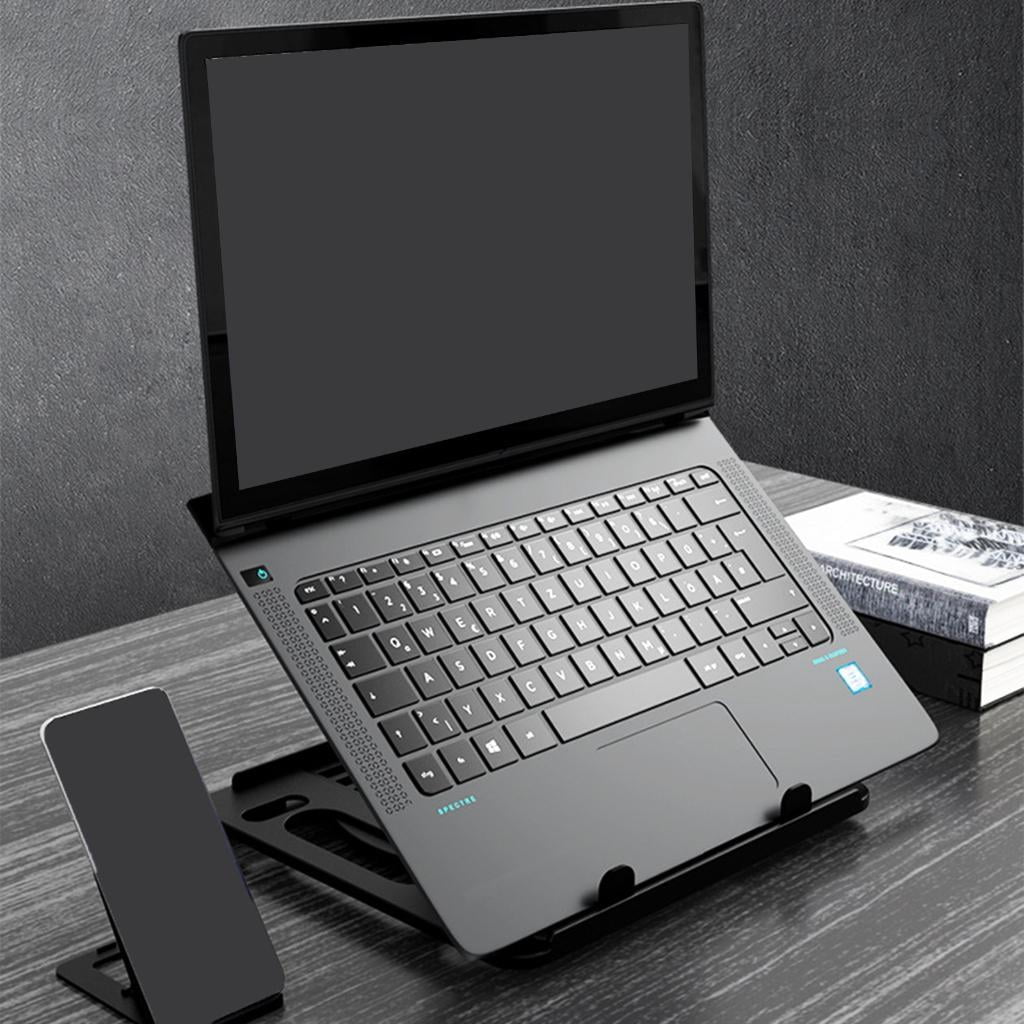 YIGSECU Lightweight Ergonomic Laptop Stand Adjustables Height Aluminum Notebook Riserly for Desk Workspaces