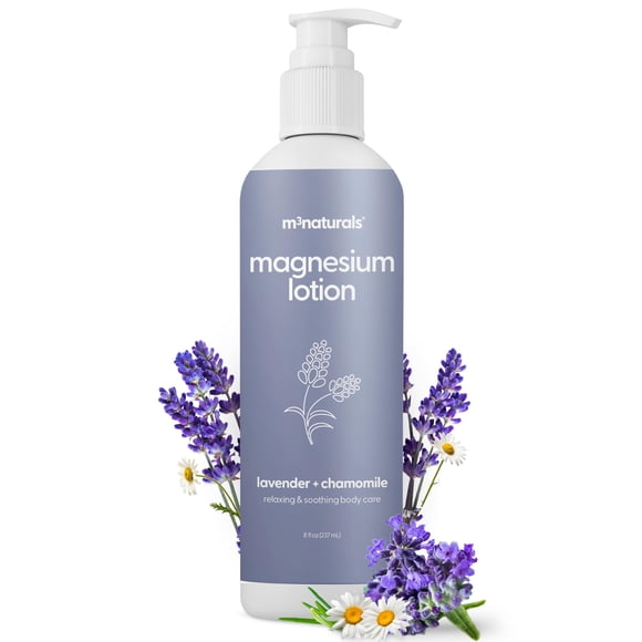Loción de magnesio M3 Naturals Lavanda y manzanilla 240 ml