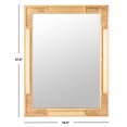 thumbnail image 3 of Safavieh Velmin Traditional Border Rectangle Mirror, Gold, 3 of 4