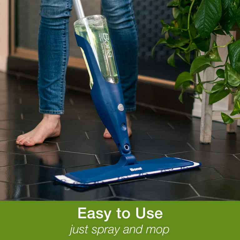 Cleaner 1 Multi Microfiber Bona Spray Reusable Floor Liquid Floor Surface Mop, Pad, 1 Refillable
