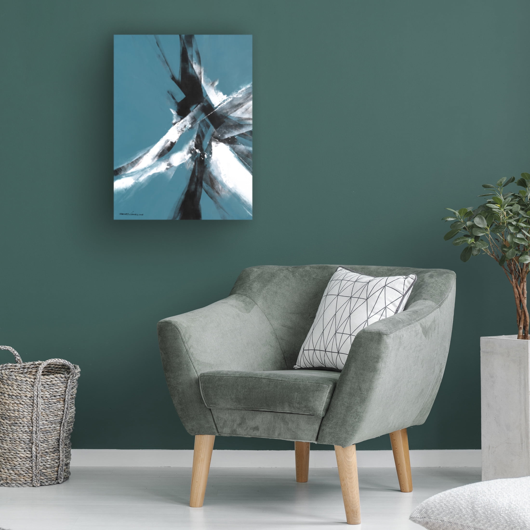 Canvas Wall Art - Thomas Leung 'Power' Wall Art for Living Room, Bedroom, or Office Décor by Trademark Fine Art - 35 x 47 Inches