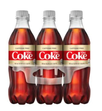 Diet Coke Caffeine Free Soda - 16.9oz Bottles (Pack of 24) - Walmart.com