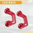 thumbnail image 7 of Unique Bargains 1 Pair Work Light Mount Brackets Car Front Light Mounting Holder for Jeep Gladiator JT 2020-2022 Red, 7 of 7