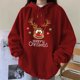 thumbnail image 2 of Sudaderas de Cuello Redondo de Navidad Para Mujer Suéter de Manga Larga Con Estampado de Moda Casual Odeerbi ODB206745, 2 of 5