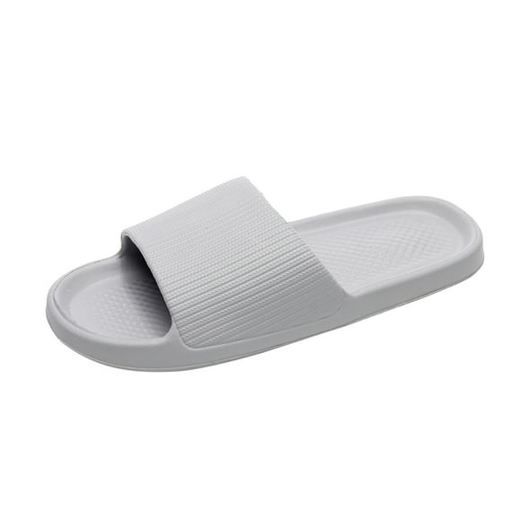 B91xZ Cloud Slides for Women and Men Quick Drying Non-Slip Comfortable Men Women House Slippers,Gray 11