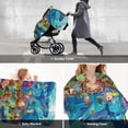 thumbnail image 6 of Car Seat Cover Baby, Sea World Baby Car Seat Cover for Baby Boys Girls Newborn , Infant Car Seat Canopy Cover Nursing Breastfeeding Cover Warm Blanket, 6 of 7