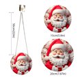 thumbnail image 5 of 2024 Hot Sale Round Acrylic Santa Claus Hanging Decorative Plaque Christmas Gifts Wall Decoration Hangings, 5 of 5