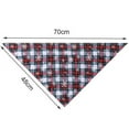 thumbnail image 3 of SPRING PARK Christmas Dog Bandana 3 Pack - Soft and Breathable Pet Triangle Scarf Bibs, Full of Chirstmas Element Patterns, for Dogs and Cats, 3 of 8