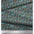 thumbnail image 3 of Soimoi Polyester Crepe Fabric Spiral & Paisley Fabric Prints by Yard 42 Inch Wide, 3 of 3