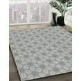 thumbnail image 3 of Ahgly Company Machine Washable Indoor Rectangle Transitional Grey Gray Area Rugs, 7' x 9', 3 of 7