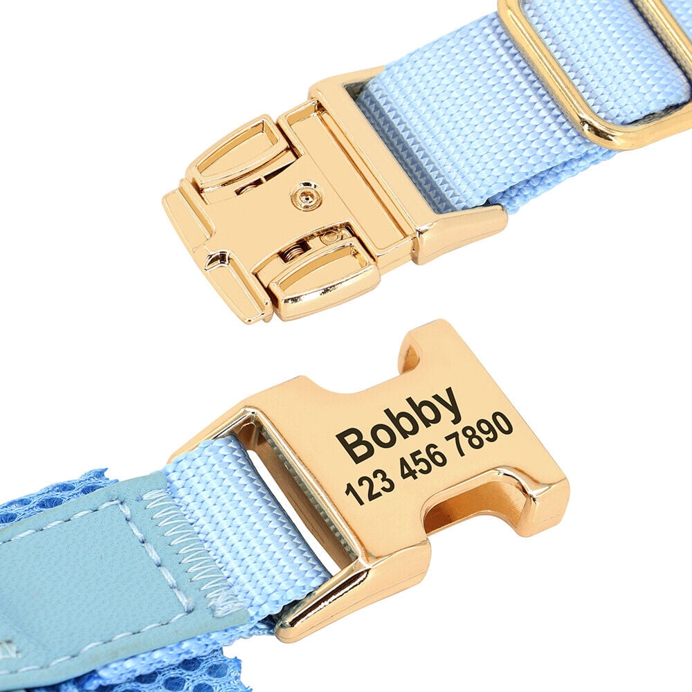 Pet Artist Personalized Dog Harness with Name ID Front Leading No Pull Soft Breathable Mesh Padded Custom Chest Strap Vest
