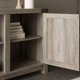 thumbnail image 3 of 58 Inch Tv Stand Living Room Furniture for Modern Tv Grey Cabinet Table Luxury Console Cabinets Home My Lux Decor Round, 3 of 7
