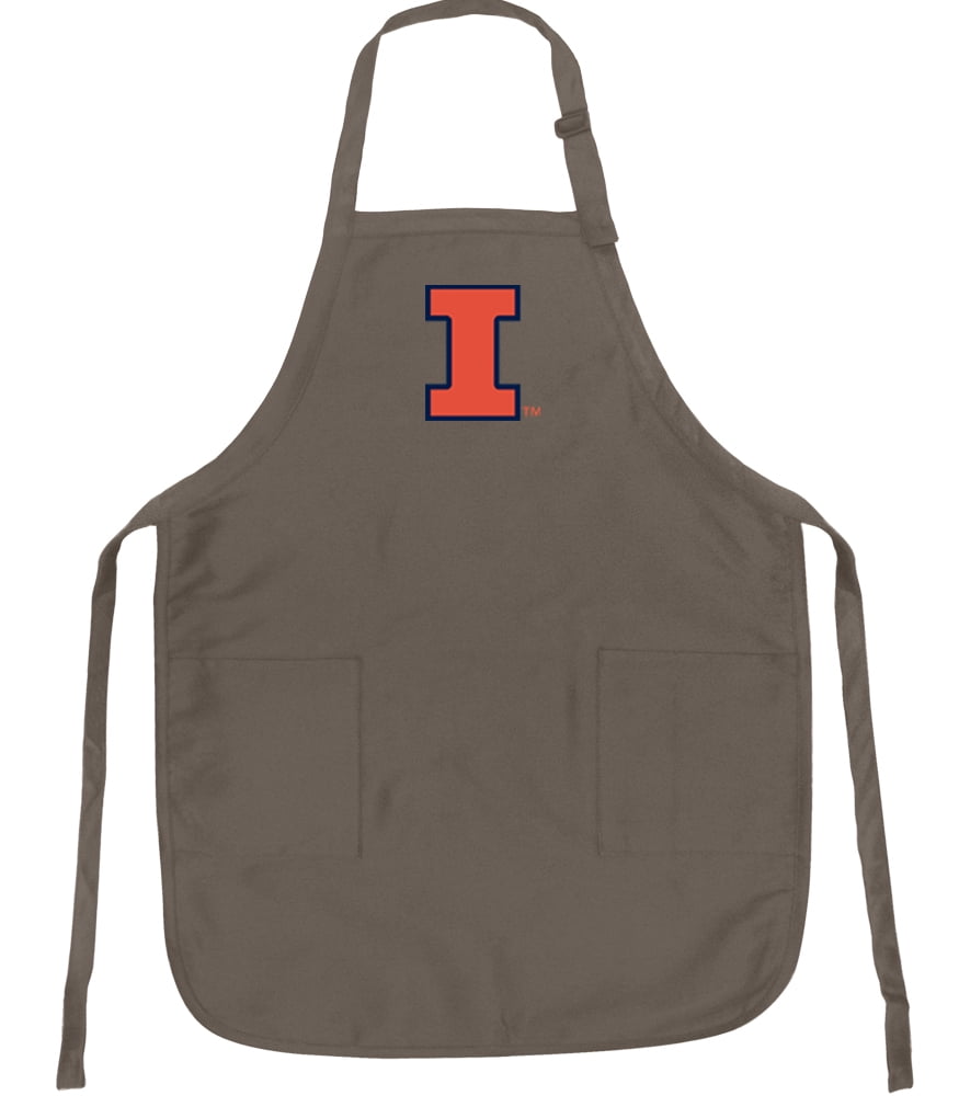 University of Illinois Apron Broad Bay BEST Illinois Illini APRONS for Men or Ladies - Him or Her