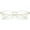 Clear / Clear, variant on Classic Horn Rimmed Round Eyeglasses Thin Metal Arms Clear Lens 47mm (Black / Clear)