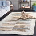 thumbnail image 3 of Safavieh Ebony Tranter Abstract Area Rug, Ivory/Brown, 5' x 8', 3 of 11