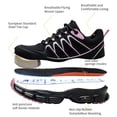 thumbnail image 3 of Steel Cap Trainers Safety Trainers Women Lightweight Safety Shoes Breathable Work Trainers Comfortable Puncture Proof 6-9.5, 3 of 7