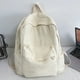 thumbnail image 1 of Mochila informal de lona Mochila de viaje vintage para computadora portátil Libro (Blanco), 1 of 9