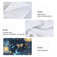 thumbnail image 2 of Yayeee Kitchen Hanging Hand Towels Set of 2 with Loop Bathroom Absorbent Tie Towel, Blue Fireflies Pattern, 2 of 7