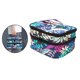 thumbnail image 1 of Bolsa de Almacenamiento de uñas portátil Macarena Organizador de brochas de maquillaje Nailon Hoja Azul Almacenamiento de esmalte de uñas, 1 of 8