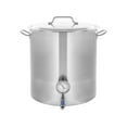 thumbnail image 1 of CONCORD Stainless Steel Home Brew Kettle Stock Pot (Weldless Fittings) (20 QT/ 5 Gal), 1 of 4