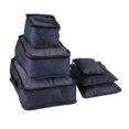 thumbnail image 2 of FYBTO 6Pcs/Set Household Portable Waterproof Storage Box Clothes Packing Organizer Dark Blue Stars-090405, 2 of 3